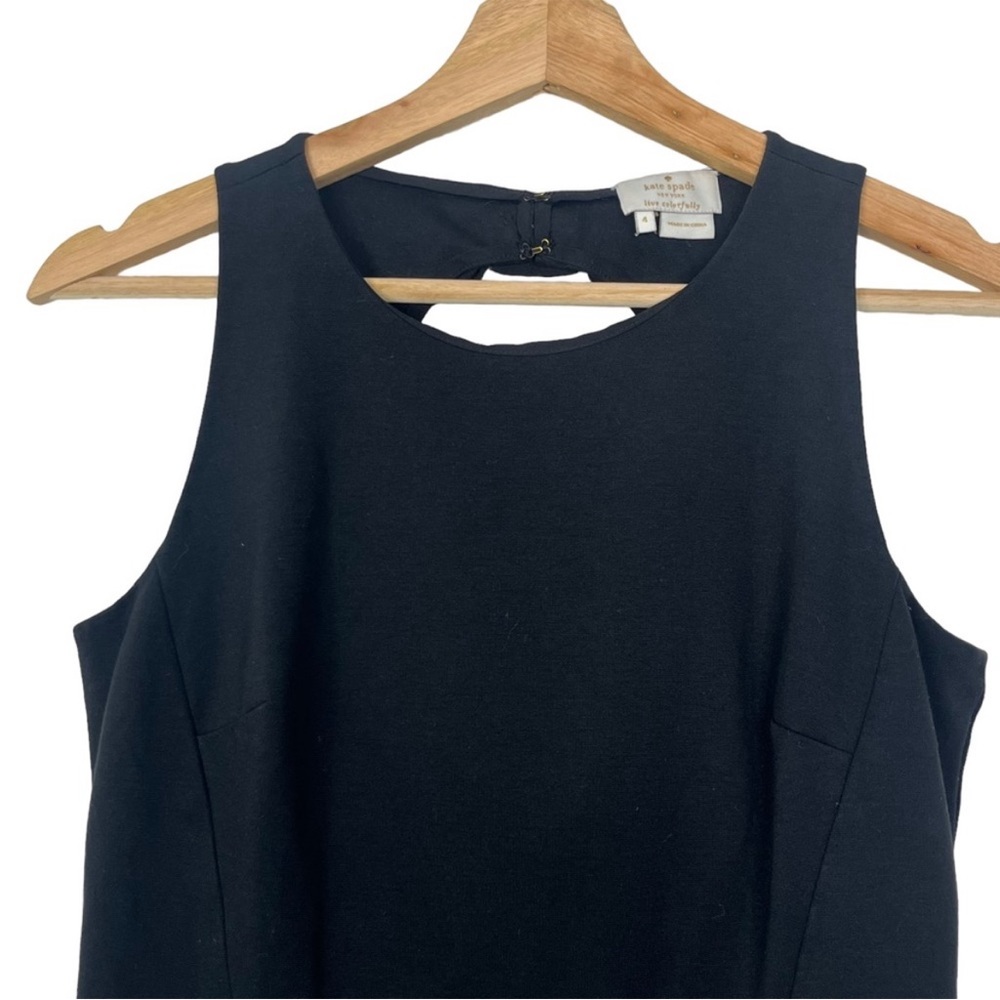 Kate Spade Open Back Bow Peplum Top - Picture 4 of 10